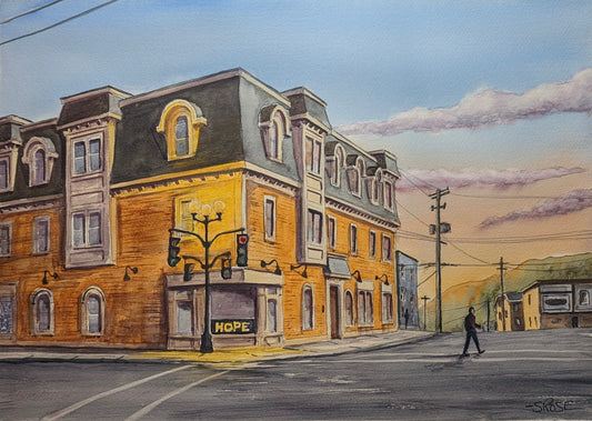 Hope - Rawlins Cross, St. John's, Newfoundland (original watercolor painting)